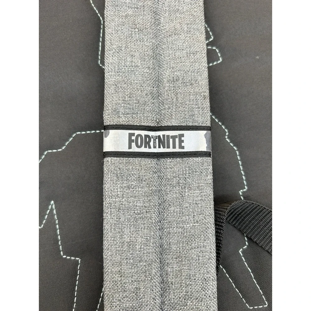 Fortnite Backpack Gray Teal Llama Gaming School Travel Book Bag Kids